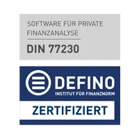 DEFINO Zertifikat DIN 77230 für unsere Software Bridge