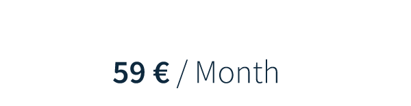 Price Bridge web meetin software Basic 59 €/Month