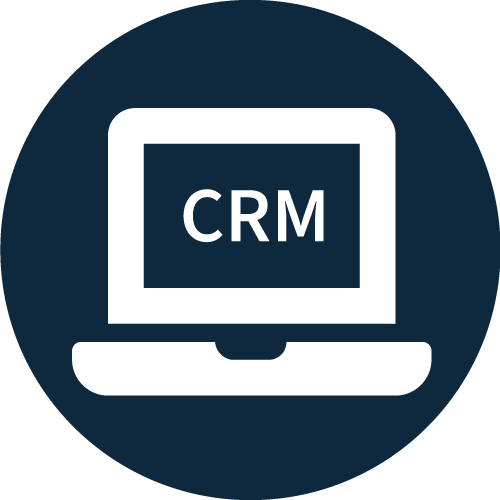 Icon showing advantage of a CRM interface to Bridge: Start consulting from your own system