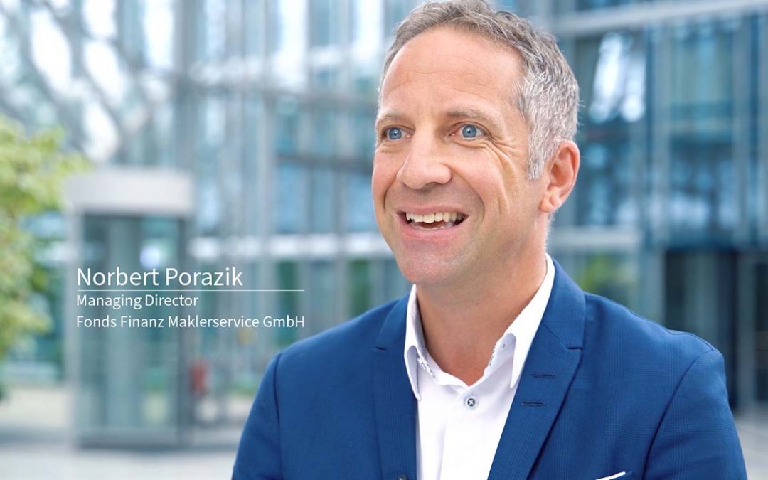 Read success stories of our customers: Norbert Porazik, Managing Director of Fonds Finanz Maklerservice GmbH